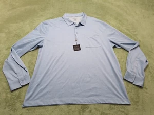 Kenneth Cole Awareness Blue Rainfall Slim Fit Casual Dress Shirt XXL - Picture 1 of 11