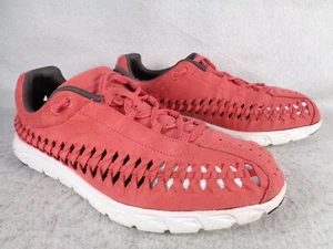 Nike Mayfly Woven Athleisure Running Shoes Mens US 10.5 833132-600 Red Suede - Picture 1 of 10