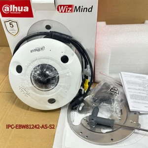 Dahua 1.85mm 12MP Fisheye IPC-EBW81242-AS-S2 IR Audio WizMind IP Camera US PoE+ - Picture 1 of 21