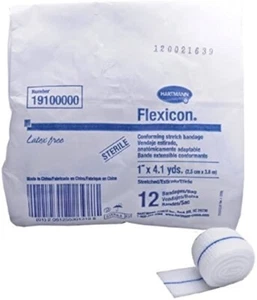 Flexicon Conforming Stretch Bandage 4.1 yds. x 4", Sterile. Free Shipping - Picture 1 of 3