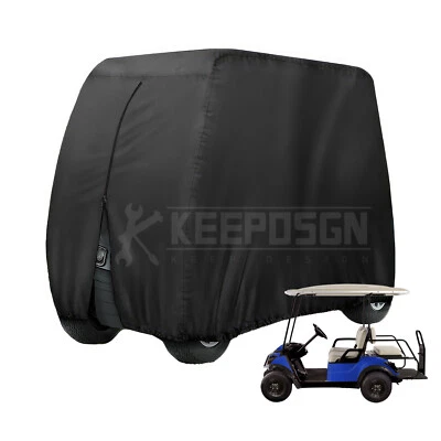 Cubierta de carro de golf de conserjería para Yamaha Drive 2 G16 G29 4 pasajeros impermeable Foto 1 de 4