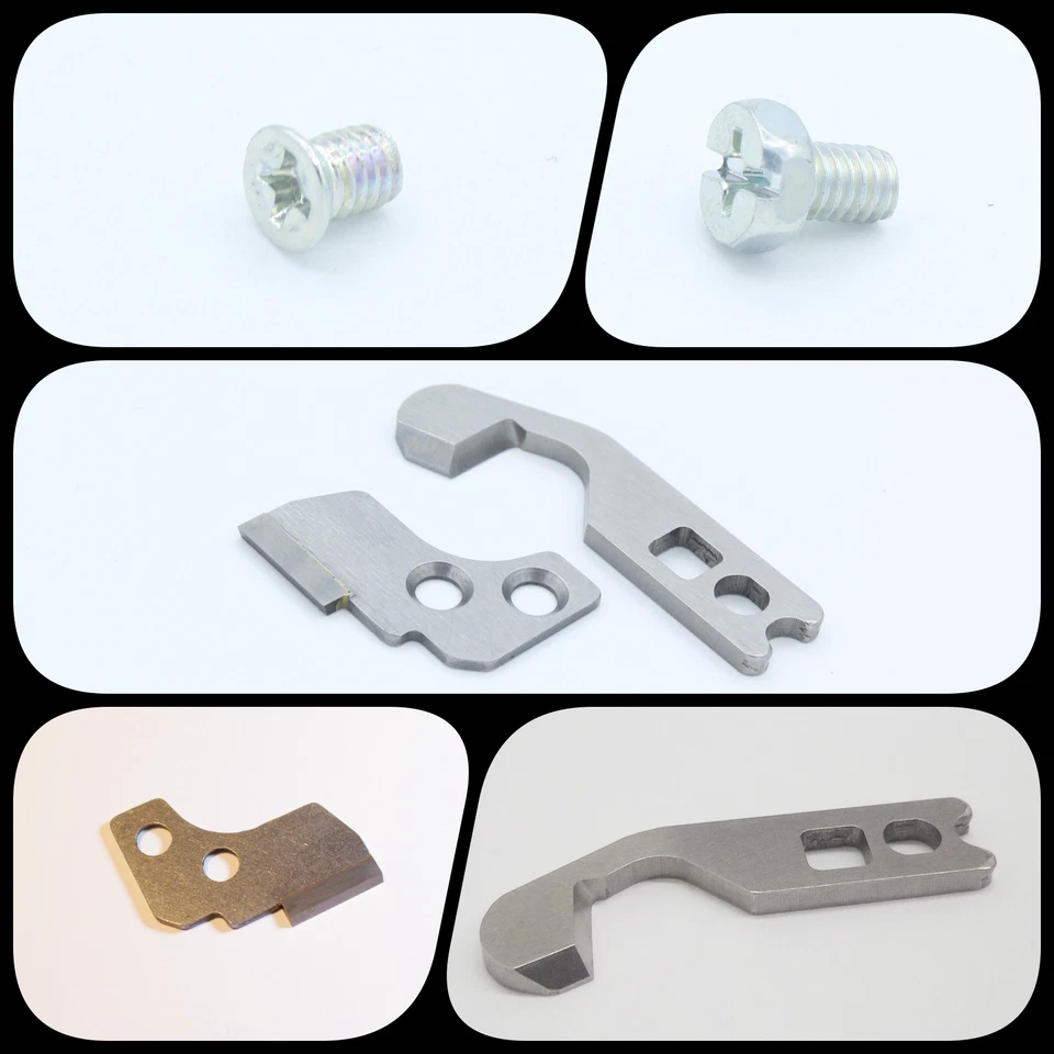 Overlockmesser für Janome 8002D / 644D (Untermesser, Obermesser oder Schrauben)