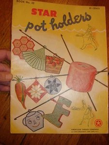 Libro de patrones de estrellas 1944 #32 Star Potholders y recetas - Imagen 1 de 1