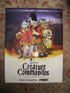 Creature Commandos Comic Book Store Promotional Poster 17 X 22 DC Studios 2024 - Picture 1 of 5