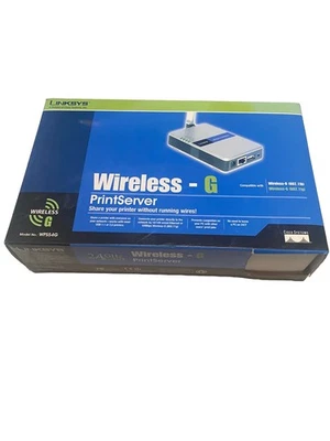 Linksys Print Server Wireless-G For USB 1.1 or 2.0 2.4GHz 802.11g - Image 1 of 4