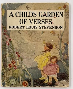 ROBERT LOUIS STEVENSON A CHILD'S GARDEN OF VERSES RAND MCNALLY 1935 - Picture 1 of 11