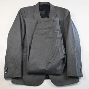 Kenneth Cole 36S 30x30 Gris Lana Tiburón Hombres Chaqueta Pantalones Traje - Imagen 1 de 12