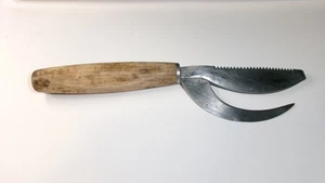 Antique 8" Swedish Stainless Steel Fish Scaler & Gutter. VG - Picture 1 of 7