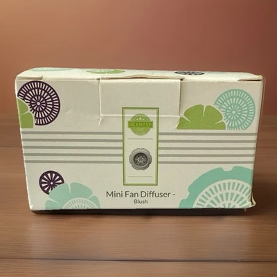 Scentsy Mini Fan Diffuser Blush Portable Plug-in USB NIB Travel Size - Image 1 of 4