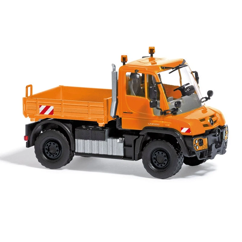 Busch 50934 - 1/87 Mercedes-Benz Unimog U 430, Arancione Di Sicurezza - Nuovo - Immagine 1 di 1