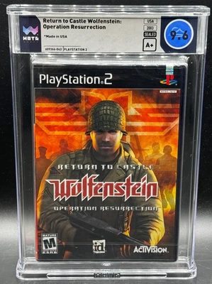 Castle Wolfenstein Operation Resurrection Sony PlayStation 2 PS2 WATA 9.6 A+ - Image 1 of 2