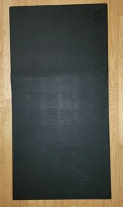 Peloton Exercise Stationary Bike Treadmill Mat NonSlip SweatProof Black 6ft x3ft - Picture 1 of 8