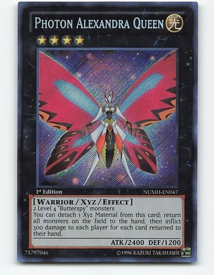 Photon Alexandra Queen #NUMH-EN047 Foil 1st Edition Yugioh Card - Image 1 of 2