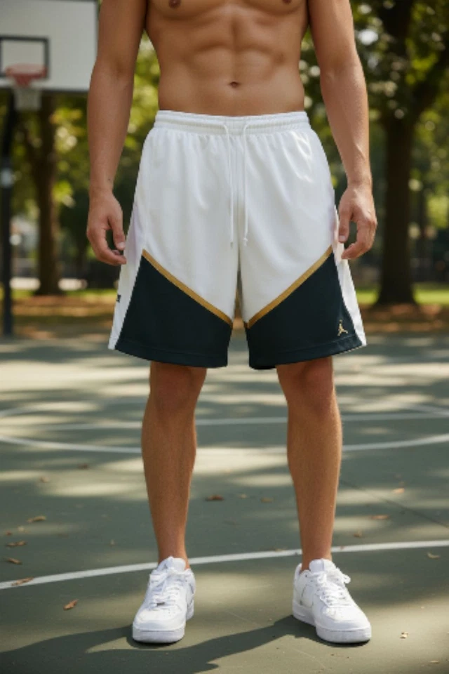 Vintage 90s Air Jordan Shorts Men's 2XL Multicolor Basketball Mesh Jumpman - Image 1 of 4