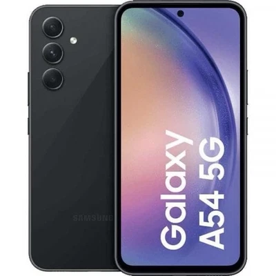 Samsung Galaxy A54 5G 128 GB 8GB Android Handy Smartphone 6,4" OLED IP67 schwarz - Bild 1 von 3