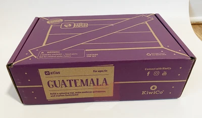 Kiwi Co Atlas Crate Explore Guatemala, Atividade Educacional Infantil Nova, Caixa Aberta - Imagem 1 de 4