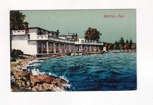 D9400) Island BRIONI Pola Pula - BAD - great, old postcard 1916 - Picture 1 of 2