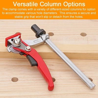 Woodworking Desktop Quick Acting Hold Down Clamp Fixed Clip Quick Hold Bench Dog - Image 1 of 4