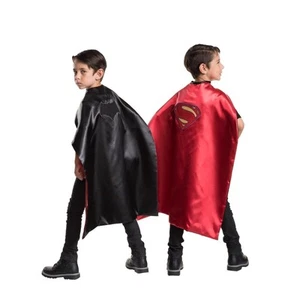 Batman To Superman REVERSIBLE Cape for Kids - DC Comics - One Size - Picture 1 of 3