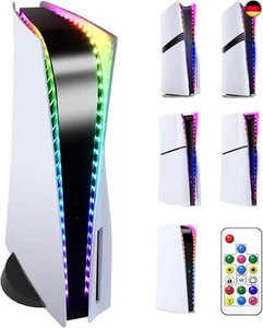 Auarte RGB LED Streifen für PS5 Pro/Slim/Original, LED Strip Lichtstreifen für P - Bild 1 von 7