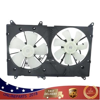 Conjunto de ventilador de refrigeración del radiador para Toyota Highlander 2001-2006 2007 21172 FA70720 Foto 1 de 4
