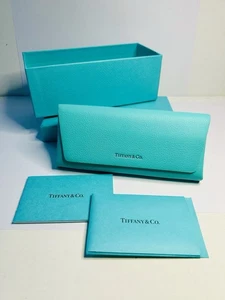Original Tiffany & Co Brille Sonnenbrille Softcase Magnetverschluss Box & Karten - Bild 1 von 17