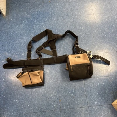 Brand New Old Stock Husky Tool Belt with Suspenders. Sturdy Breath - Image 1 of 4