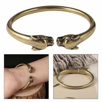 Leopardenarmband Festes Armband Retro -Stil Frühling - Bild 1 von 4