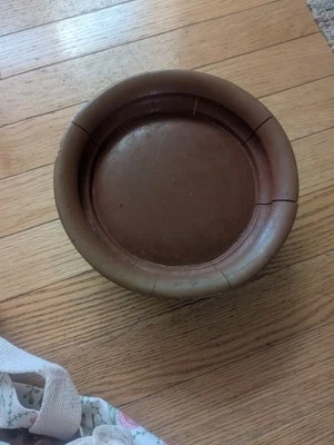 Vintage Antique Chinese Wooden Bowl - Изображение 1 из 4