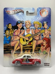 Hot Wheels Archie Comics Series '40 Ford Coupe - 1:64 Diecast Car Real Riders - Picture 1 of 5