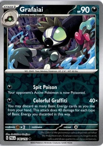 Grafaiai 146 Uncommon Reverse Holo Paldea Evolved (PAL) Pokemon Card Near Mint - Picture 1 of 2