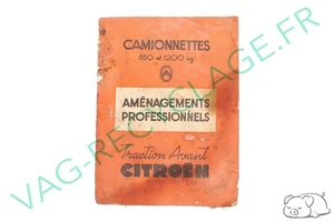 ♻️Document Aménagements professionnels Traction Avant Citroën - Imagen 1 de 3