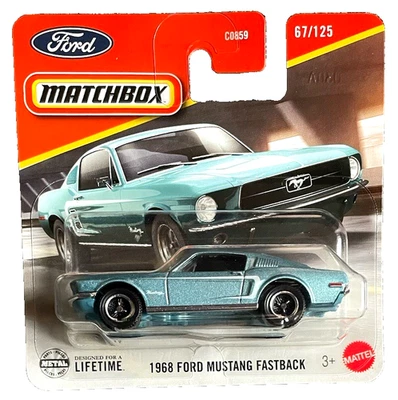 Matchbox 1968 Ford Mustang Fastback 67/125 2025 1:64 Modellauto Spielzeug USA - Bild 1 von 4