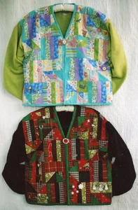 Eine Jacke für alle Jahreszeiten gestepptes Sweatshirt Muster Gr. Small bis XXL Marys - Bild 1 von 3