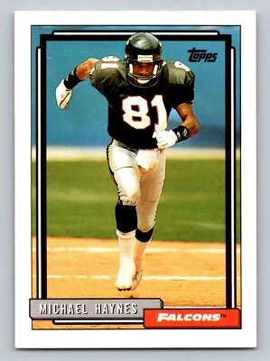 Michael Haynes 1992 Topps #265b Atlanta Falcons Football Card - Image 1 of 2