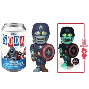 Zombie Captain America Funko Vinyl SODA Marvel What If? Toy SEALED - Brand New - Picture 1 of 2