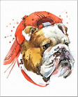 . Dogs. Watercolor Art Print, Poster 8"X10" on Fine Art Thick Watercolor Paper f