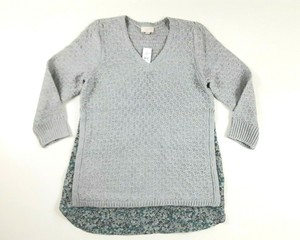 loft gray sweater