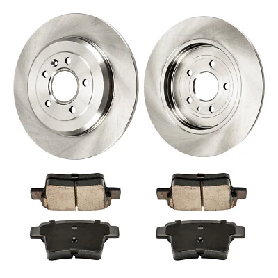 Disc Rotors & Brake Pads for Ford Taurus Taurus X 2008-2009 Freestyle 05-07 Rear Foto 1 de 4