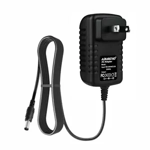 12V AC/DC Wall Power Adapter - 5.5mm x 2.1mm plug 1A(1000MA) Power Supply Cord - Picture 1 of 3