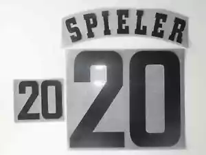 Flock Nummer number número Trikot jersey shirt Deutschland Germany 1998 home - Bild 1 von 1
