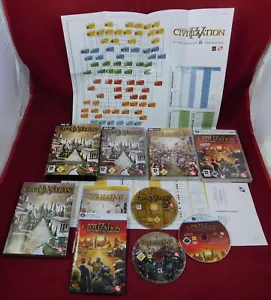 Civilization 4 + Warlords + Beyond the Sword - mit Verpackungen und Anleitung - Bild 1 von 3