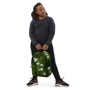 Mochila minimalista floral Lily of the Valley - Imagen 1 de 2