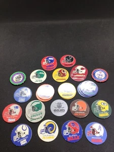 POG NFL Football 1994 World Pog Federation Limited Edition Milkcaps & Chip Shots - Picture 1 of 2