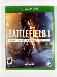 Battlefield 1 (Microsoft Xbox One, 2016) Game Disc & Case - Tested & Working - Picture 1 of 6