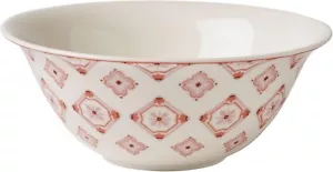 New Villeroy & Boch 8” Rose Caro Large Orange Bowl Eclectic Pattern - Picture 1 of 5