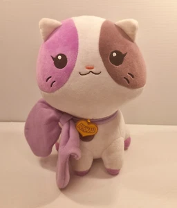 Peluche Aphmau Sprinkles Gatito Gato - 26 cm Blanco y Púrpura - Pajarita y Cuello 2016 - Imagen 1 de 9