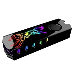 M.2 Cooling Heat Sink Thermal Pad 5V Support-RGB for M.2 2280 SSD Hard Drive - Picture 1 of 8