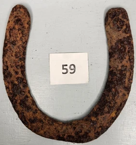 Antique Horseshoe Rustic Corroded Primitive Rusty Decor, 5.25 x 6 inches 59 - Picture 1 of 2
