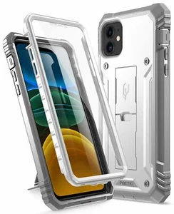 For Apple iPhone 11 Case | Poetic [with Kickstand] Shockproof Cover White - Imagen 1 de 7